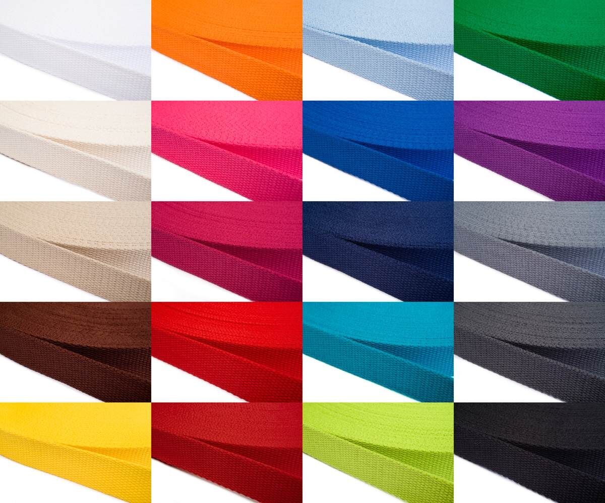 2,5 Cm Gurtband Aus Polyester – Weich Wie Baumwolle, 5,5–6 Yards Lang, Für Nähen, Taschen & Haustierzubehör