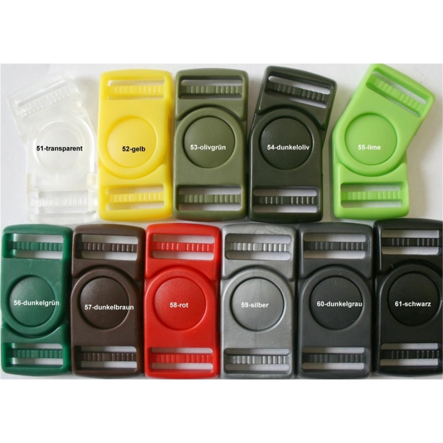 1-stk-steckschließer-25-mm-in-11-farben-drehbar-54--dunkeloliv