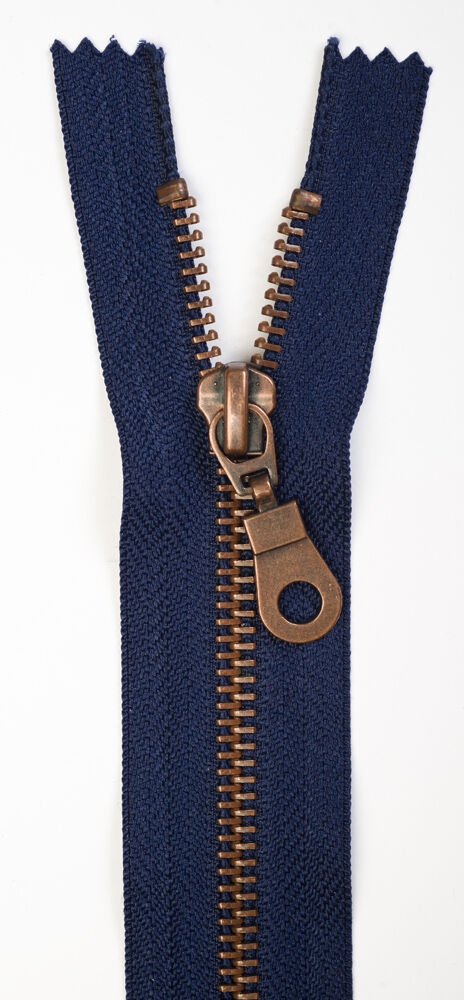 1-reißverschluss-metall-altmessingschiene-nicht-teilbar-18cm-dunkelblau-36