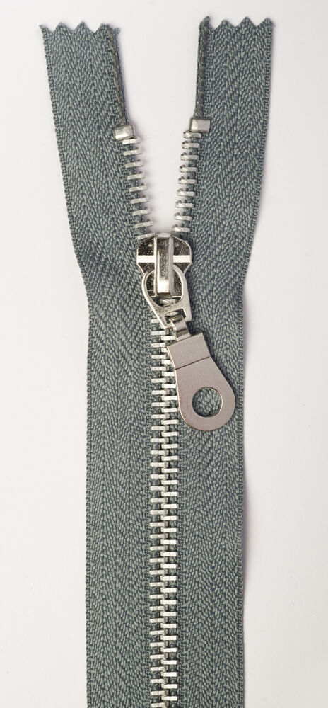 1-reißverschluss-metall-aluminiumschiene-nicht-teilbar-16cm-mittelgrau-11