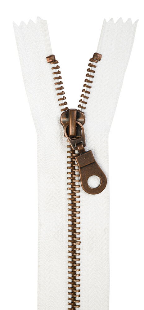 1-reißverschluss-metall-altmessingschiene-nicht-teilbar-18cm-weiß-27