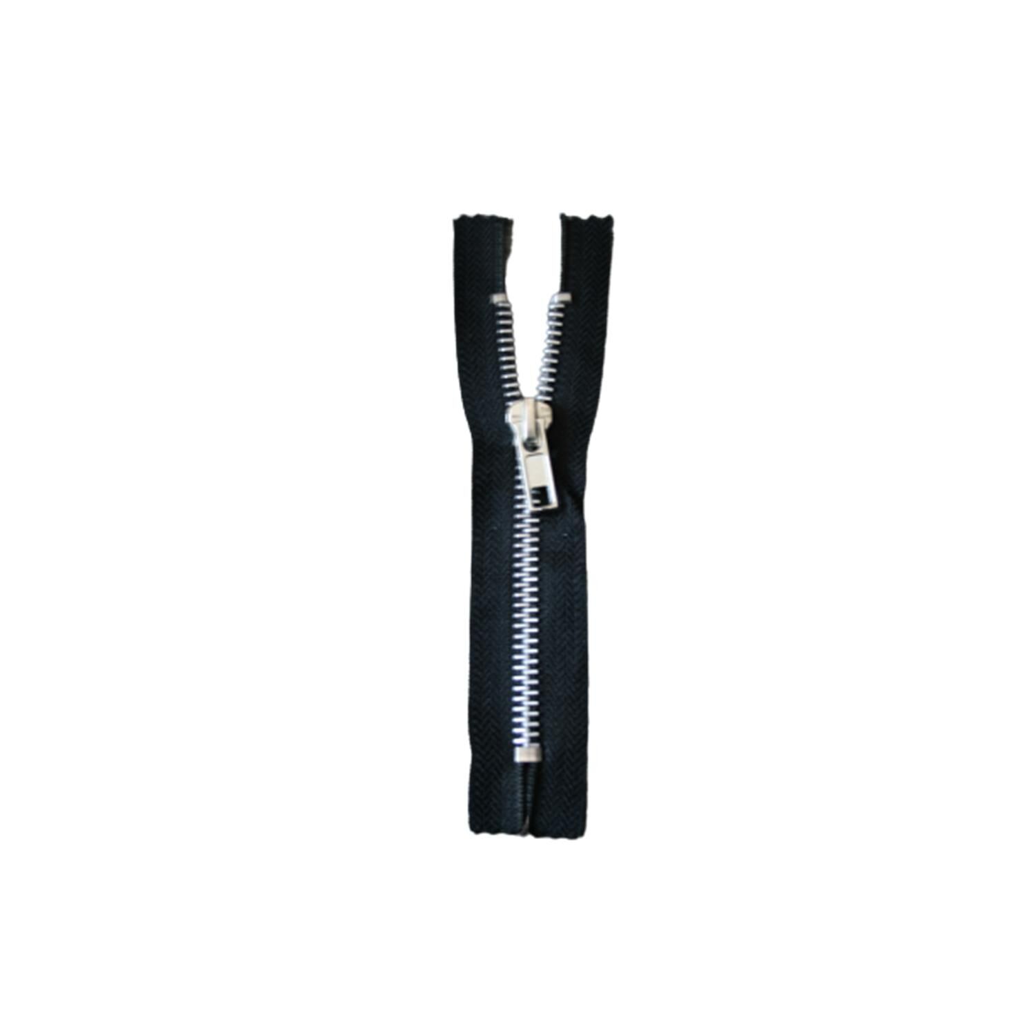 reißverschluss-metall-aluminiumschiene-nicht-teilbar-eckig-schwarz-26cm