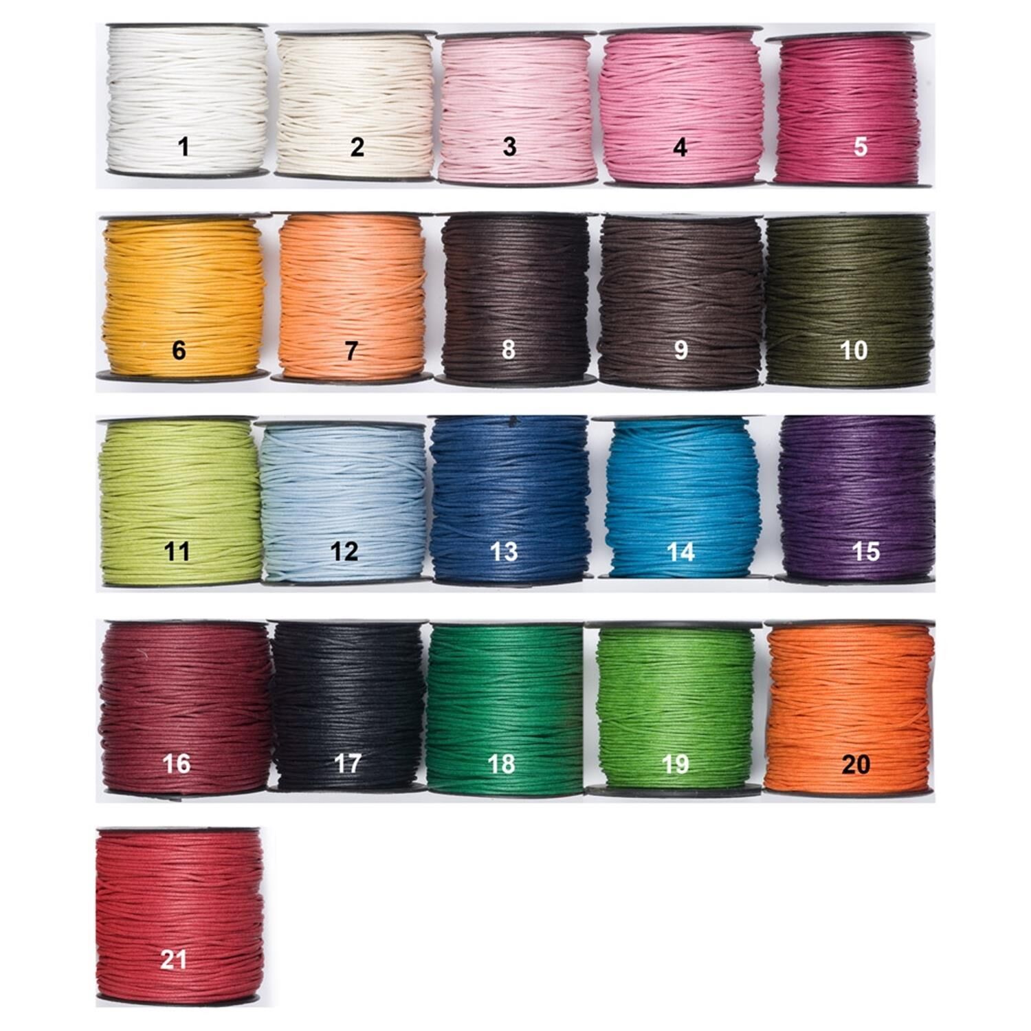 Wachskordel, 10 Meter, 1,5 mm Ø, in 21 Farben 7 wachskordel-10-meter-15-mm-ø-in-21-farben-7