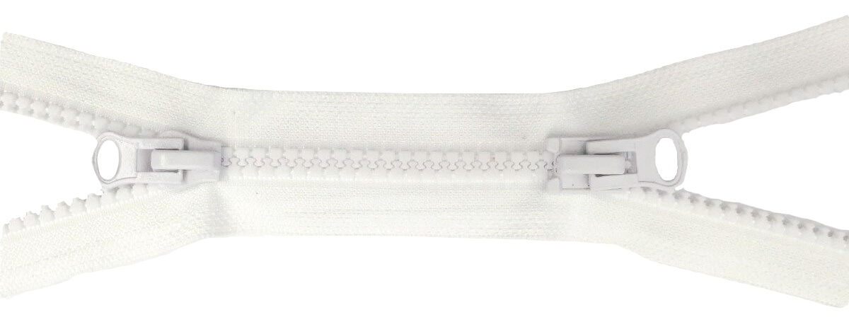 2-wege-reißverschluss-60cm-lang-5mm-kunststoff-weiß