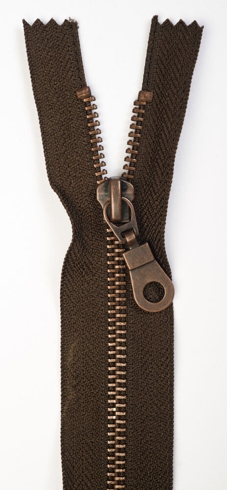 1-reißverschluss-metall-altmessingschiene-nicht-teilbar-14cm-braun-30