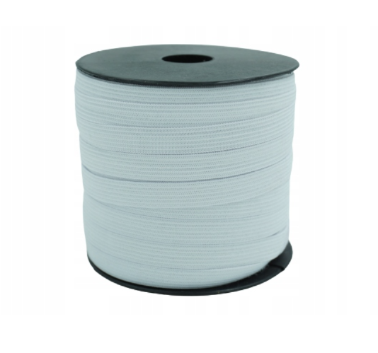 50 Meter Gummiband weiss 15mm