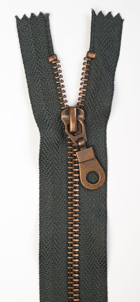 1-reißverschluss-metall-altmessingschiene-nicht-teilbar-30cm-dunkelgrau-38