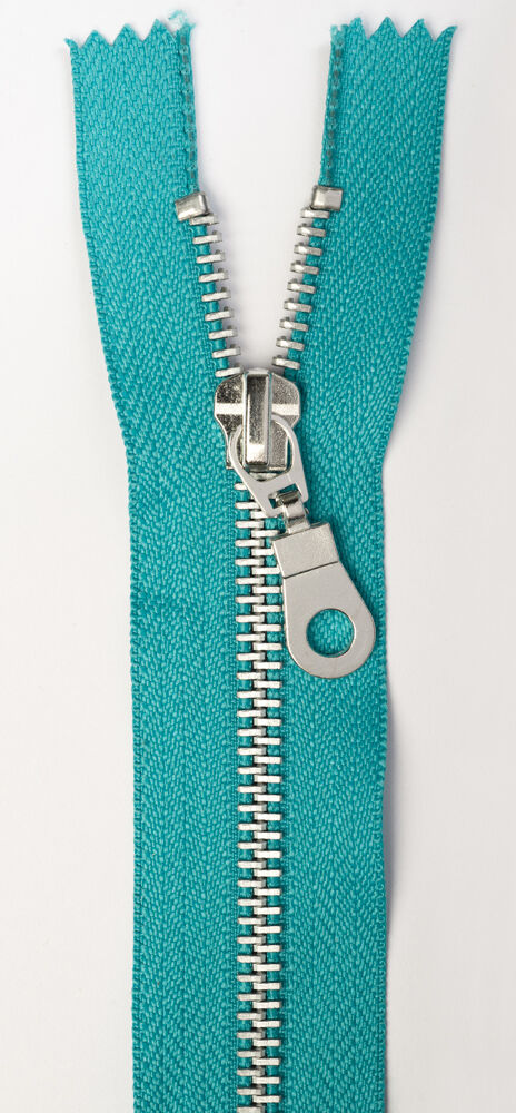 1-reißverschluss-metall-aluminiumschiene-nicht-teilbar-14cm-türkis-09