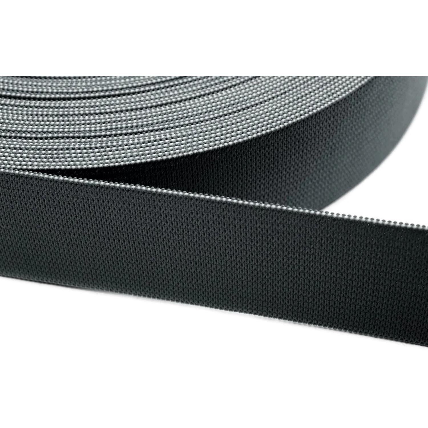 gummiband-40mm-breit-in-20-farben-20--dunkelgrau-25-meter