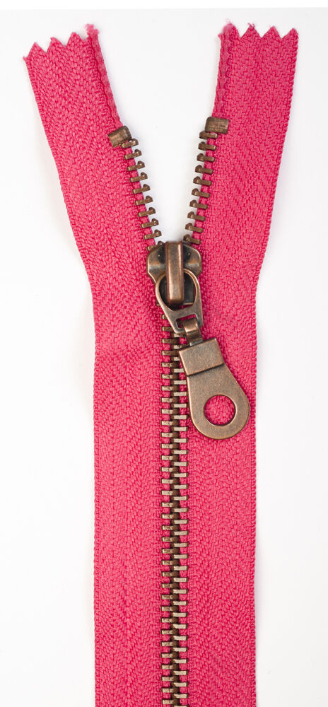 1-reißverschluss-metall-altmessingschiene-nicht-teilbar-16cm-pink-32